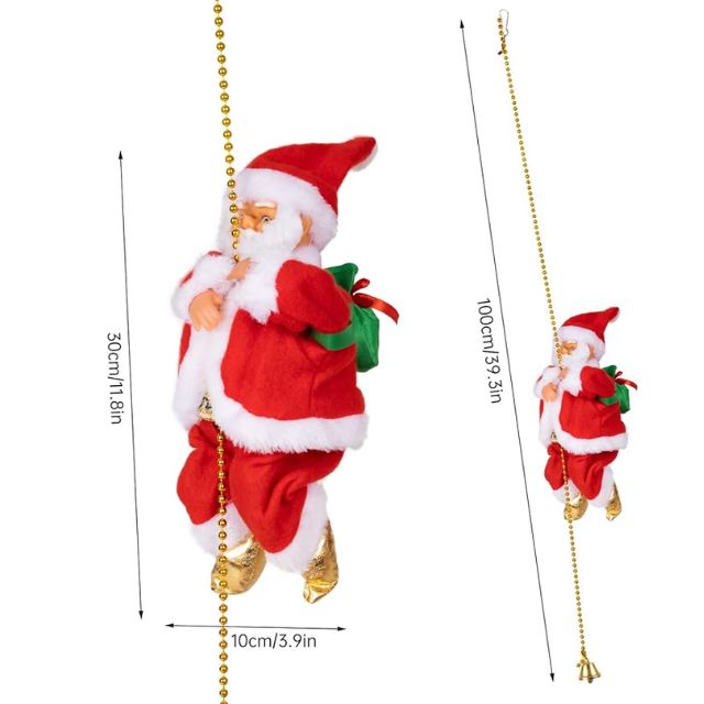 Cuerda de escalada eléctrica de Papá Noel